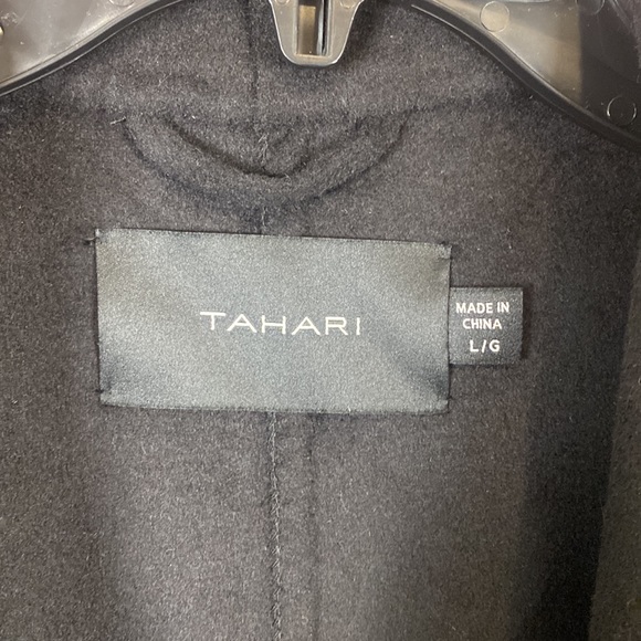 Tahari Double-Face Wrap Coat - Picture 3 of 5